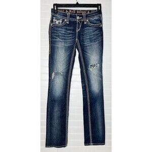 Rock Revival Jeans 26 Madison Western Rodeo Ranch Denim Streetwear Pants
